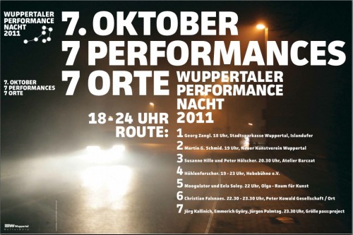 Wuppertaler Performance Nacht 2011 mit Moogulator