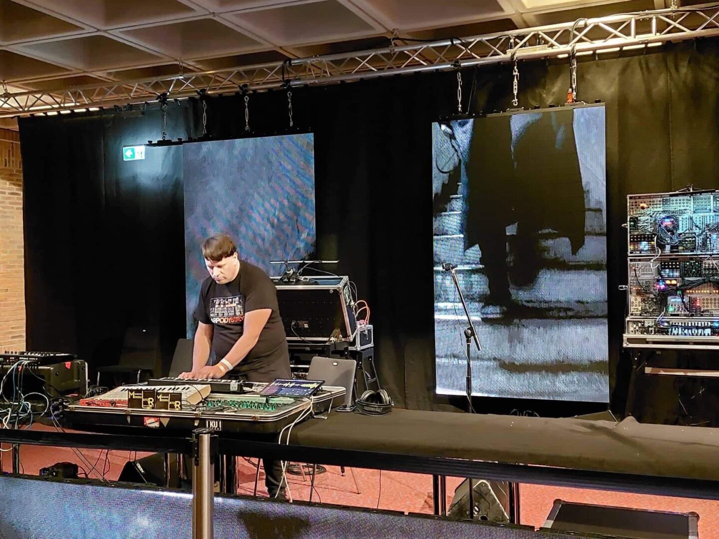 Moogulator live bei der Digitalanalog 2021 in München - Live Electronic Performance