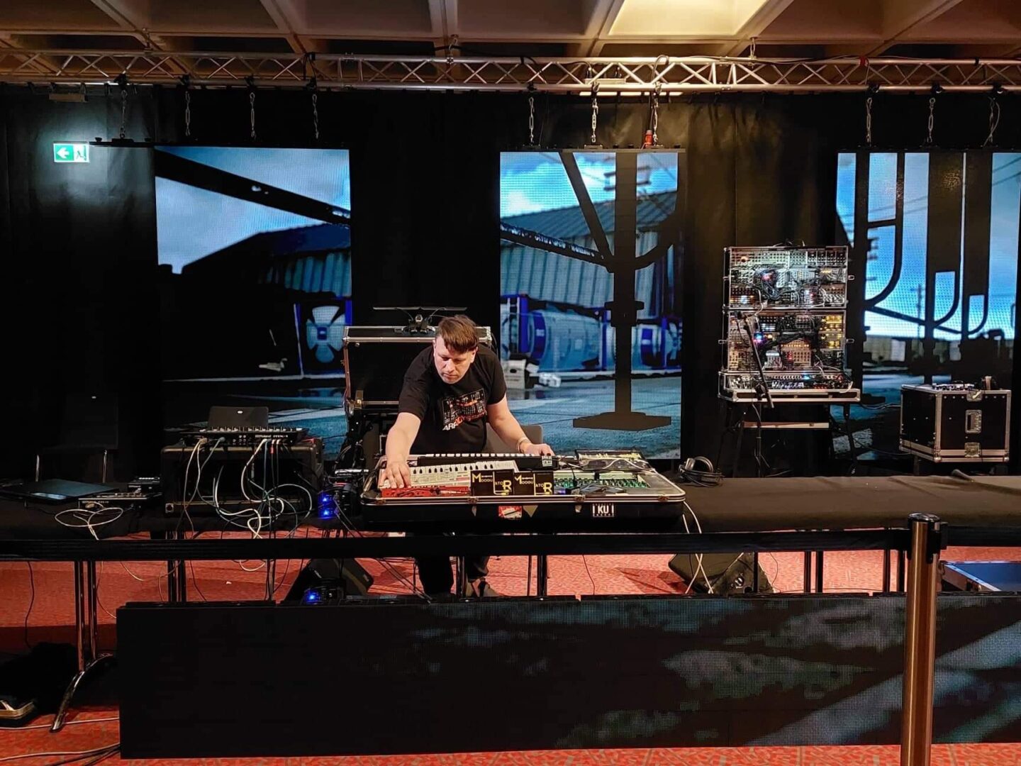 Moogulator live bei der Digitalanalog 2021 in München - Live Electronic Performance