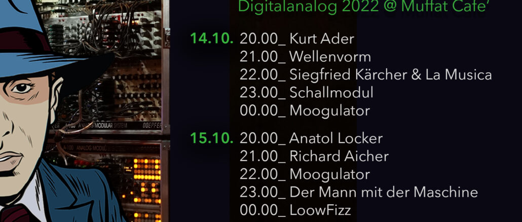 Moogulator Digitalanalog-2022-München-Lineup Analog Mafia