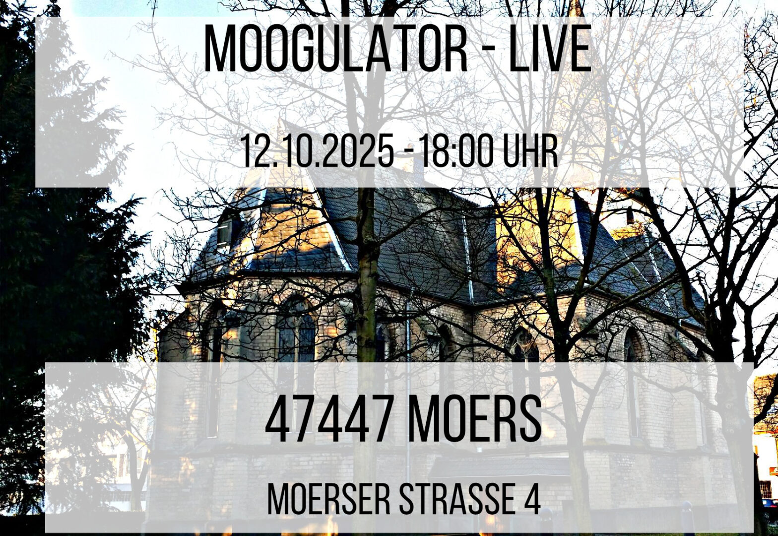 Moogulator in Moers Kapellen Kirchen