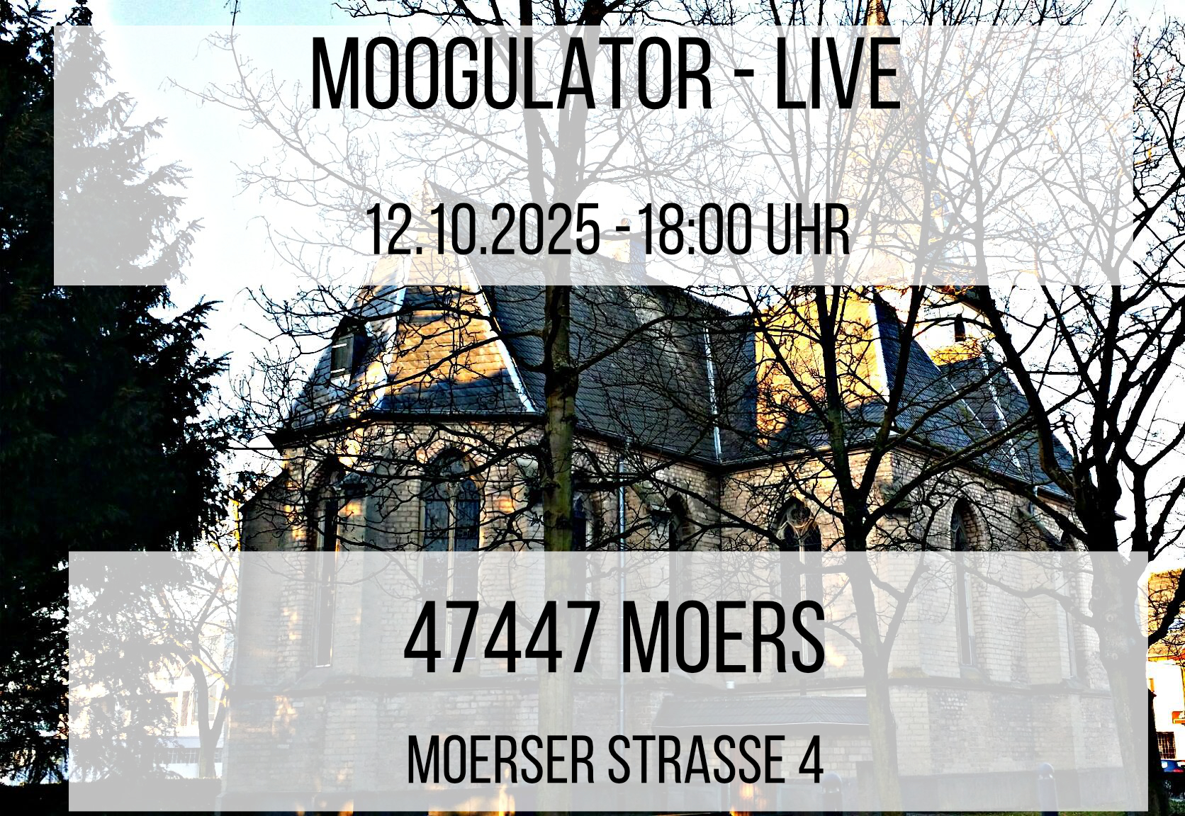 Moogulator in Moers Kapellen Kirchen