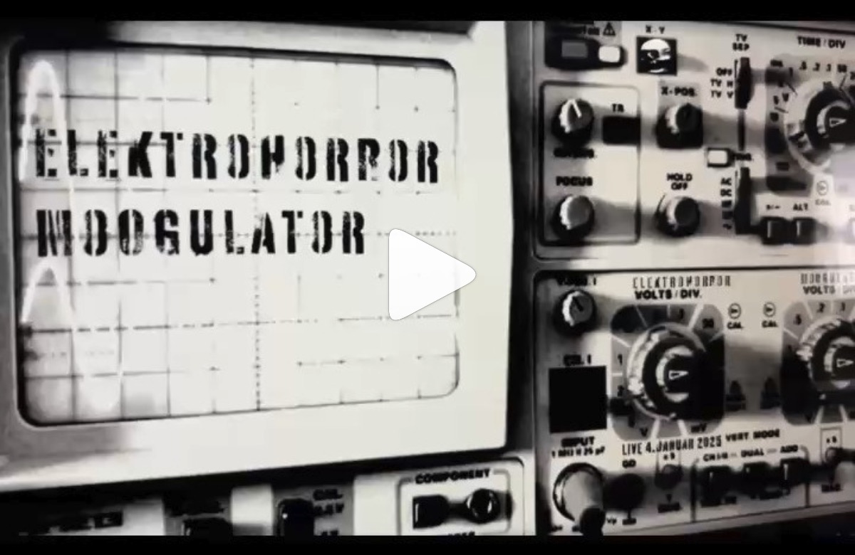 Live 2026. Set- Elektro Horror & Moogulator - ambient noise.